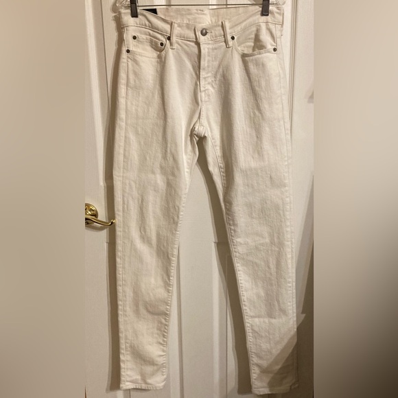 Abercrombie and Fitch men’s white size 32-34 white skinny jeans - Picture 5 of 6